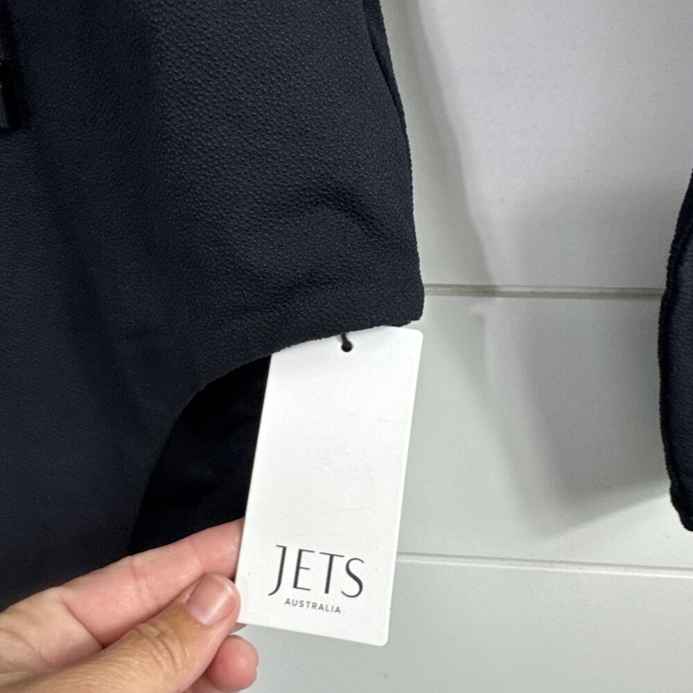 JETS Australia The Front Plunge Surfsuit Swimsuit Long Sleeve Black sz 4 - Picture 3 of 9